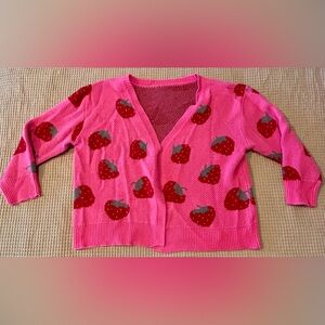 Softest Strawberry Sweater In The World, Women’s 2X